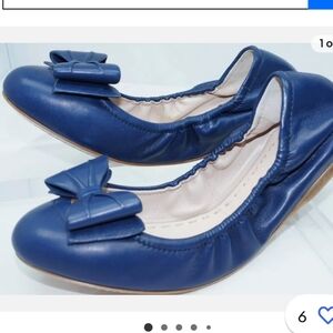 Miu Miu blue flats